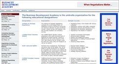 Desktop Screenshot of bdacademy.com
